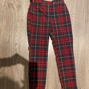 Zara plaid pants
